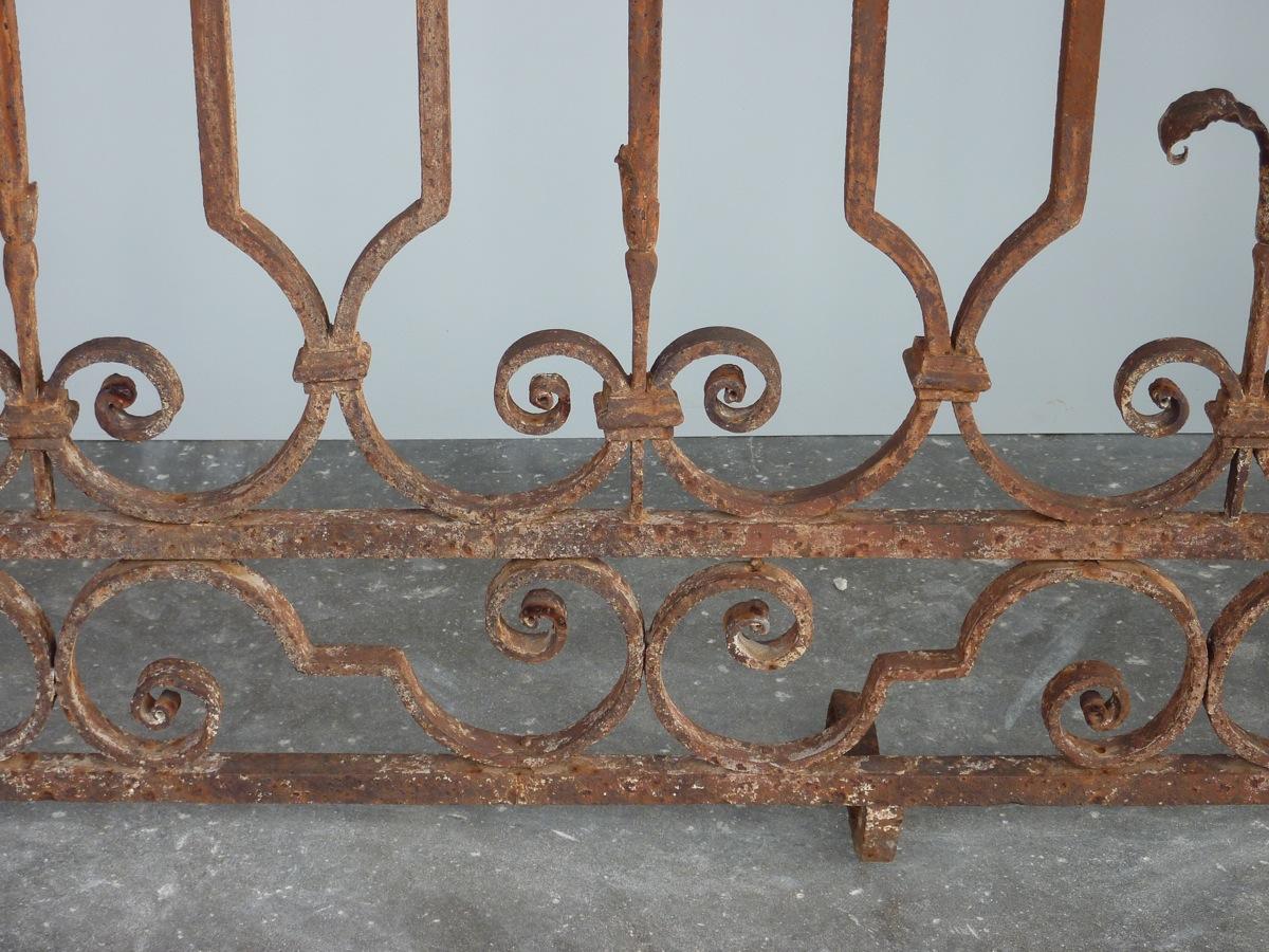 Balcon, Gardecorps ancien Fer Louis XVI XVIIIe S. PF676 Balcon, Gardecorps ancien Fer Louis XVI XVIIIe S. PF676