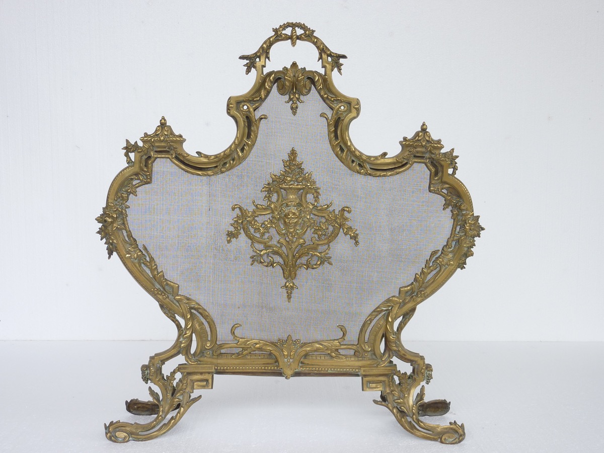 Fire Screen  - Bronze - Napoléon III - XIXthC.