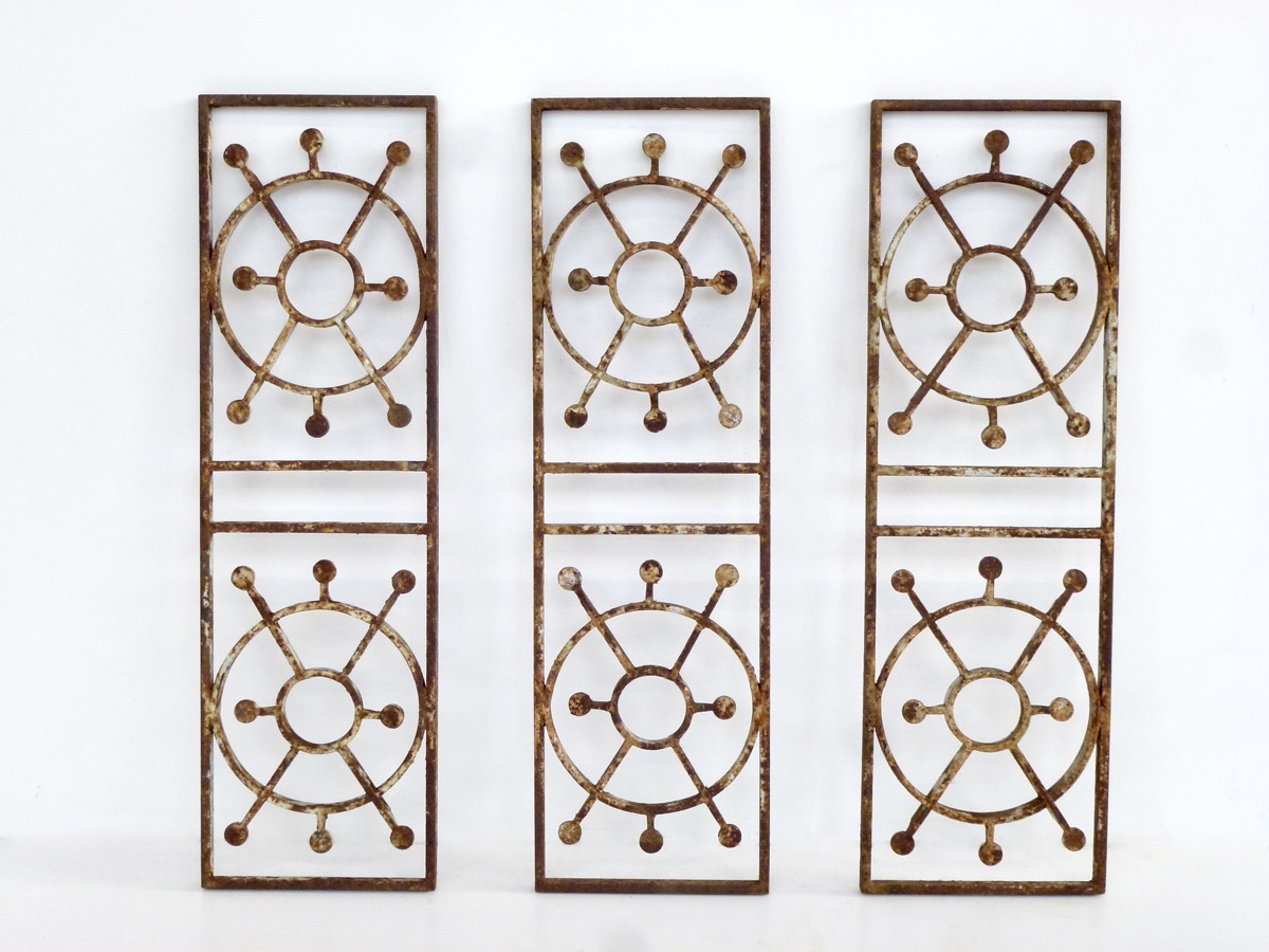 Grille de défense  - Fer forgé - Art déco - XXe S.