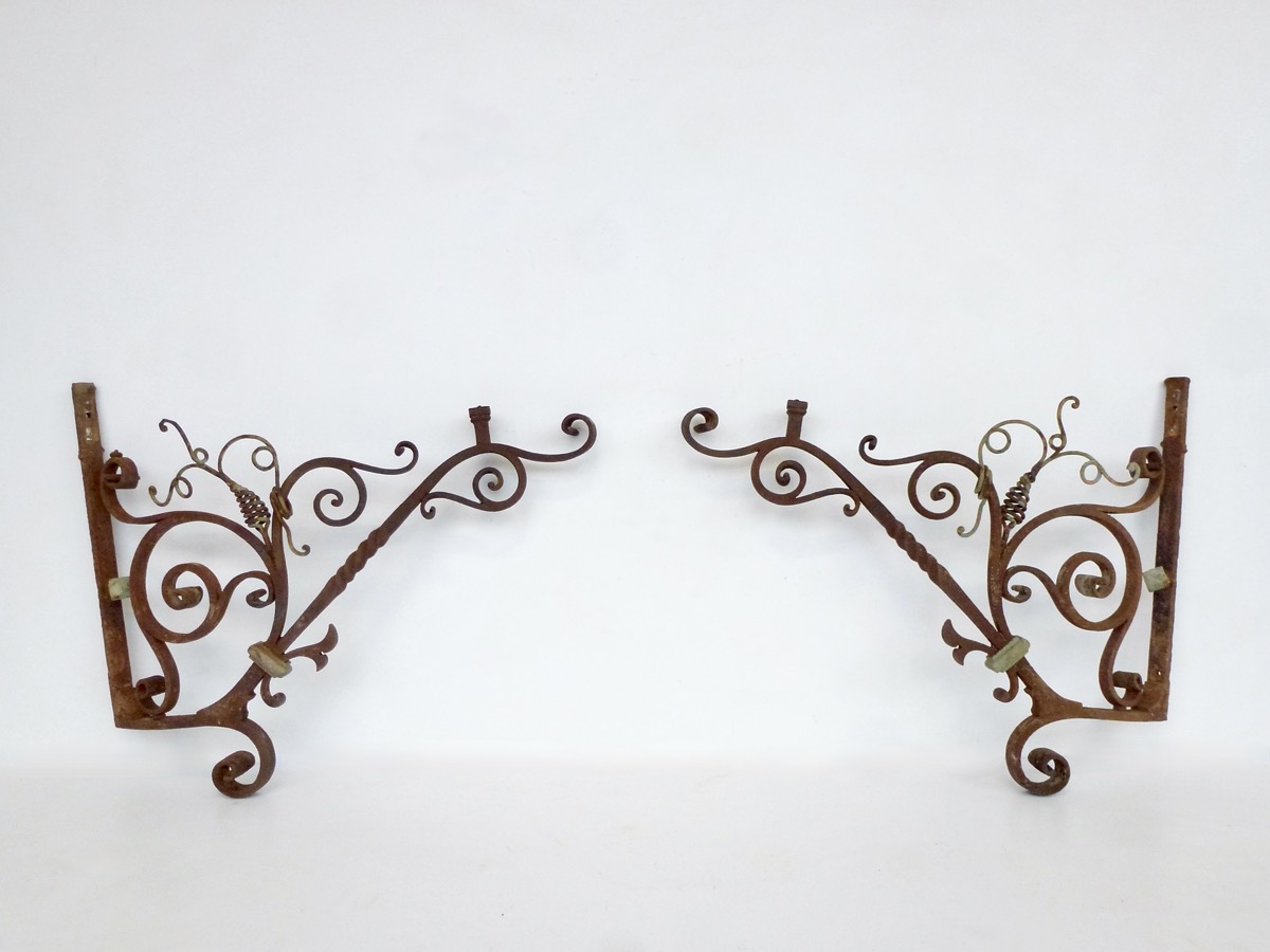 Antique console  - Wrought iron - Napoléon III - XIXth C.