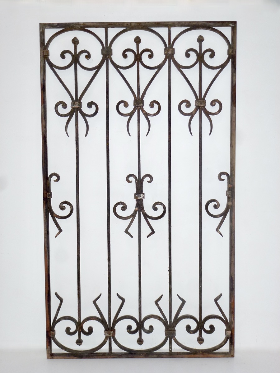 Grille de défense  - Fer forgé - Art nouveau - XXe S.