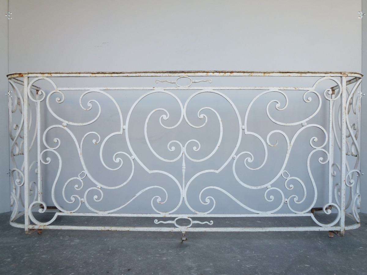 Balcon, Gardecorps ancien Fer Directoire XVIIIe S. PF680 Balcon, Gardecorps ancien Fer Directoire XVIIIe S. PF680