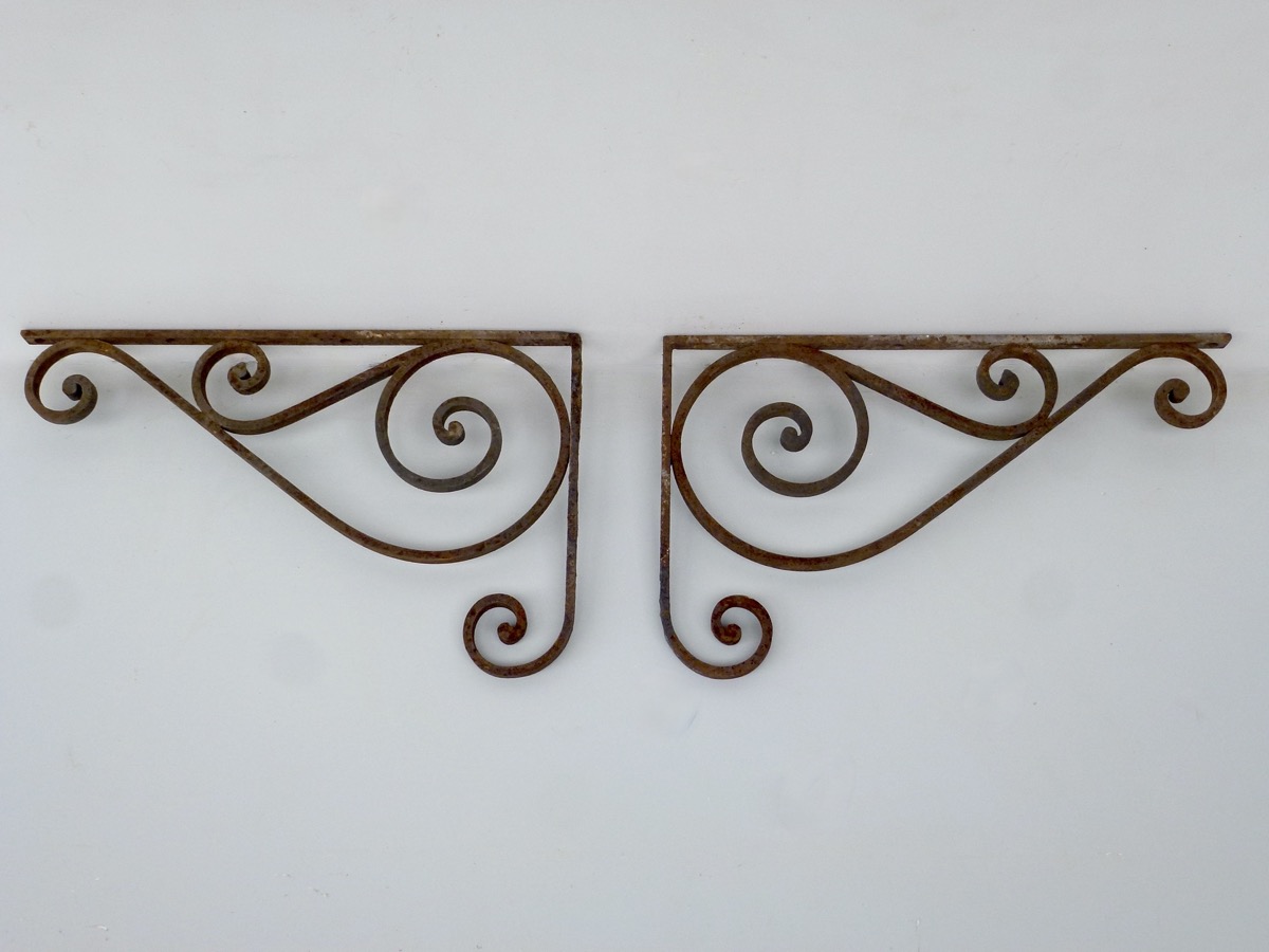 Antique console  - Wrought iron  - XIXthC.