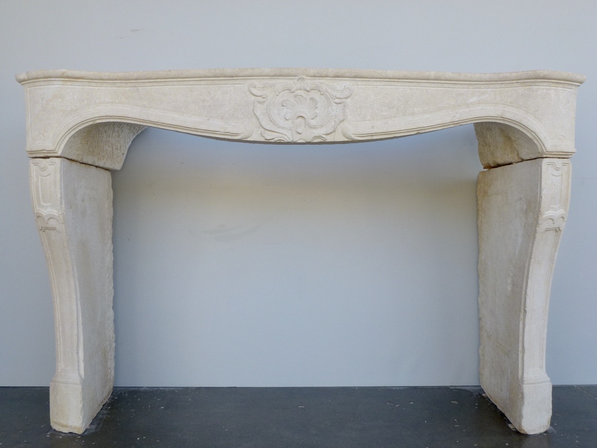 Antique fireplace  - Stone - Louis XV - XVIIIthC.