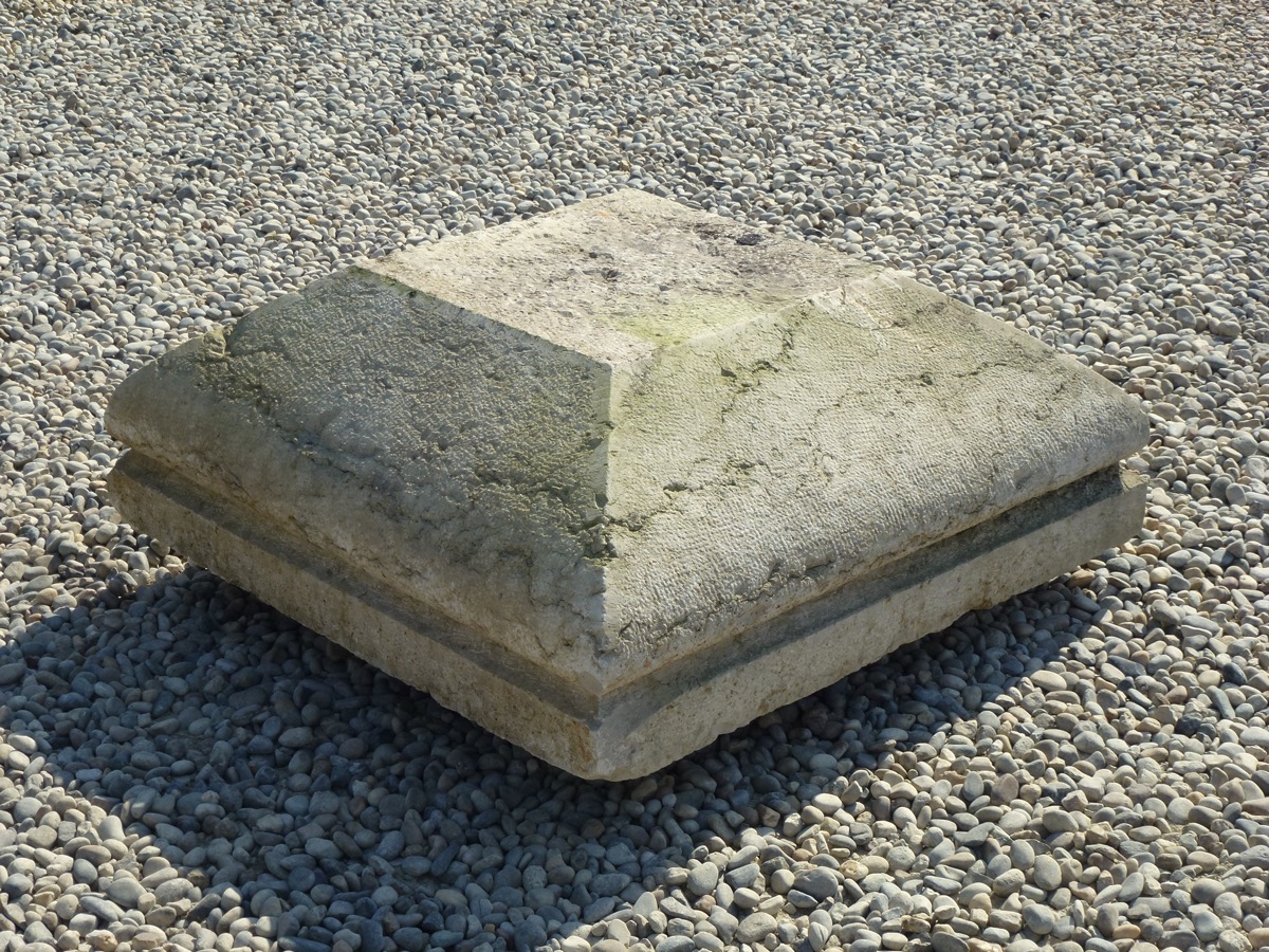 Antique Pedestal, antique base  - Stone - Louis-Philippe - XIXth C.