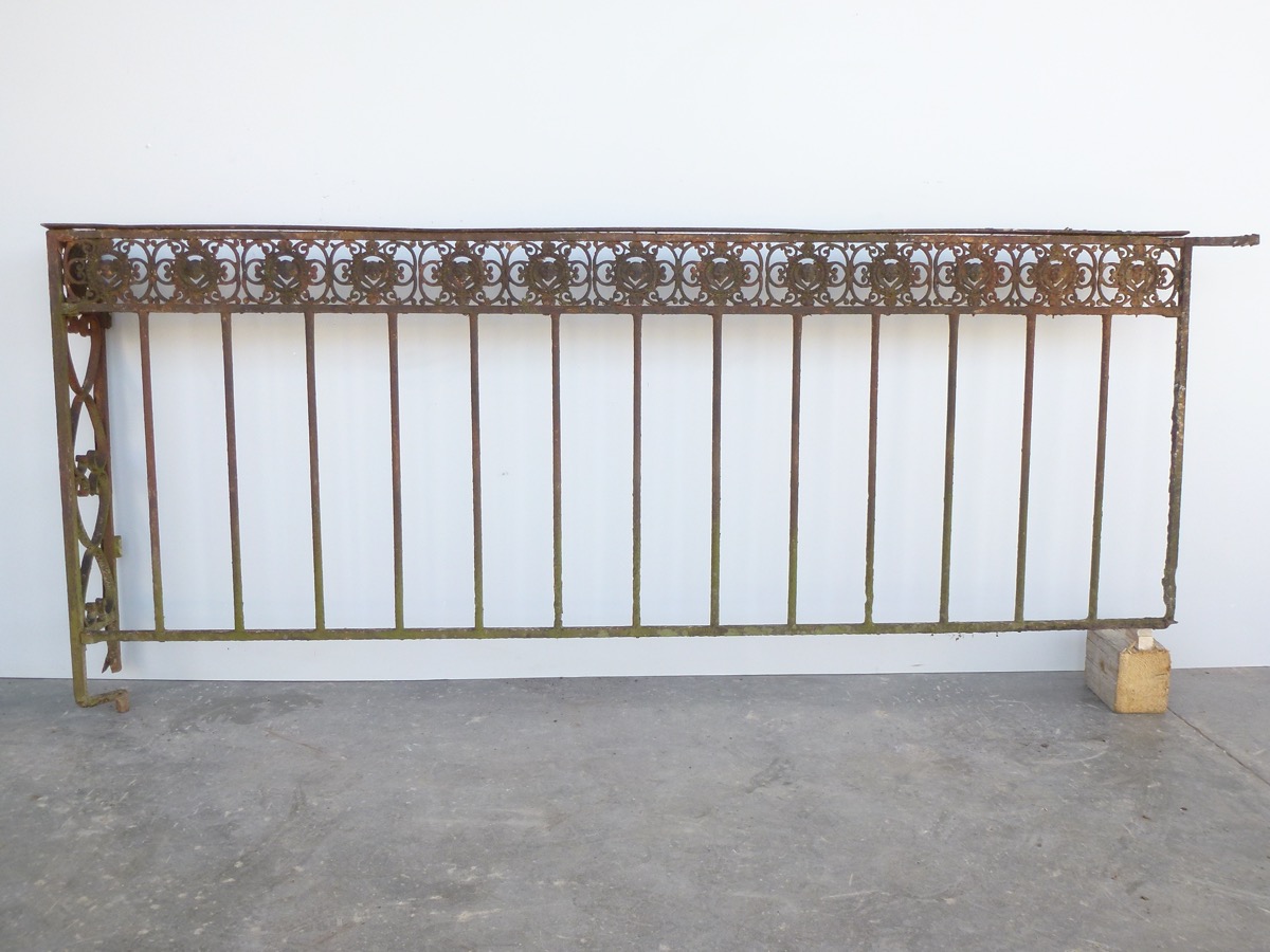 Antique balcony, Balustrade  - Wrought iron - Napoléon III - XIXth C.