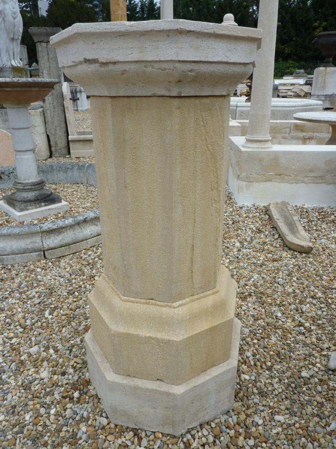 Antique Pedestal, antique base  - Stone  - XIXth C.