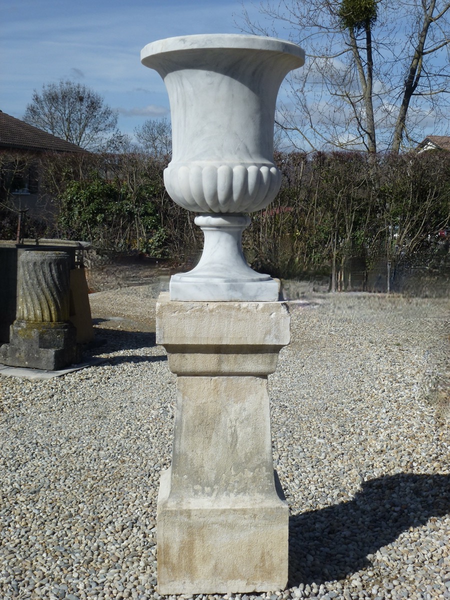 Vase ancien  - Marbre - Directoire - XIX<sup>e</sup> S.