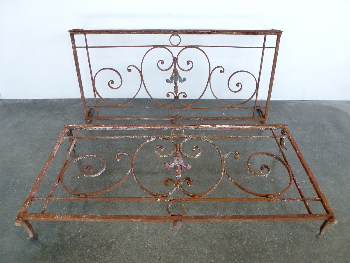 Balcon, Garde-corps ancien  - Fer forgé - Louis XV - XVIIIe S.