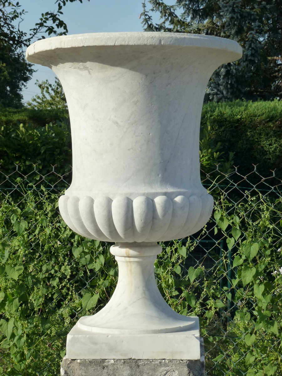 Vase ancien  - Marbre - Charles X - XIXe S.