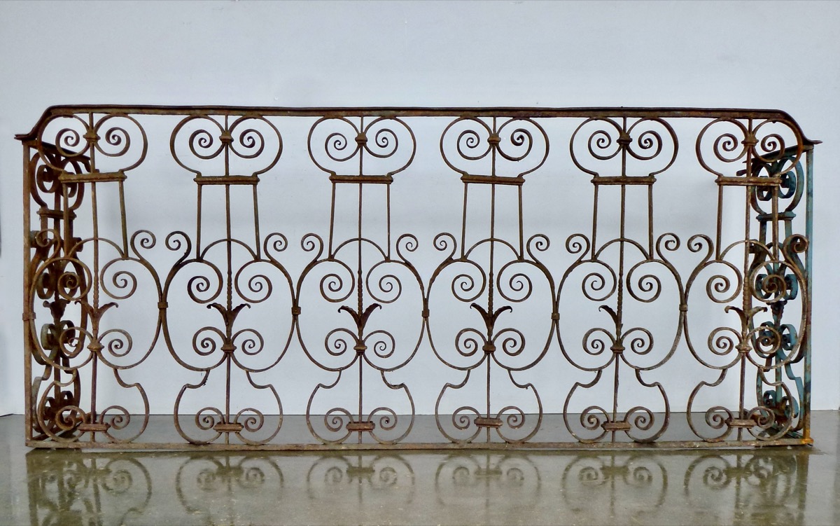 Balcon, Garde-corps ancien  - Fer forgé - Louis XIV - XVIIeS.