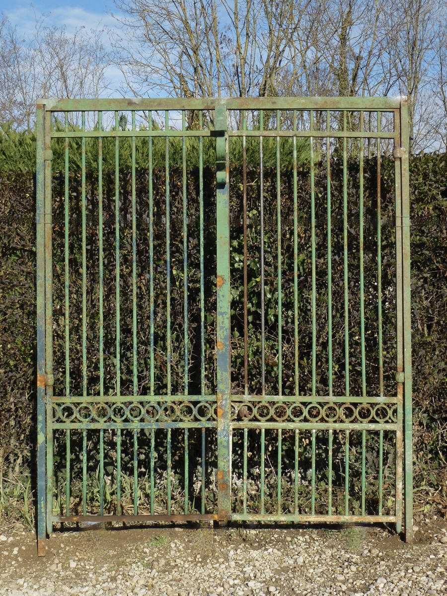 Antique gate, Gatepillar  - Wrought iron - Louis XVI - XIXth C.