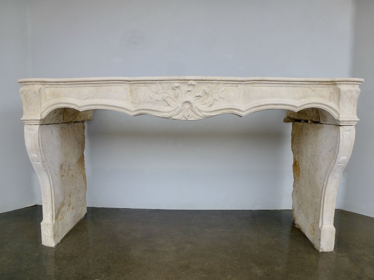 Antique fireplace  - Stone - Louis XV - XVIIIthC.