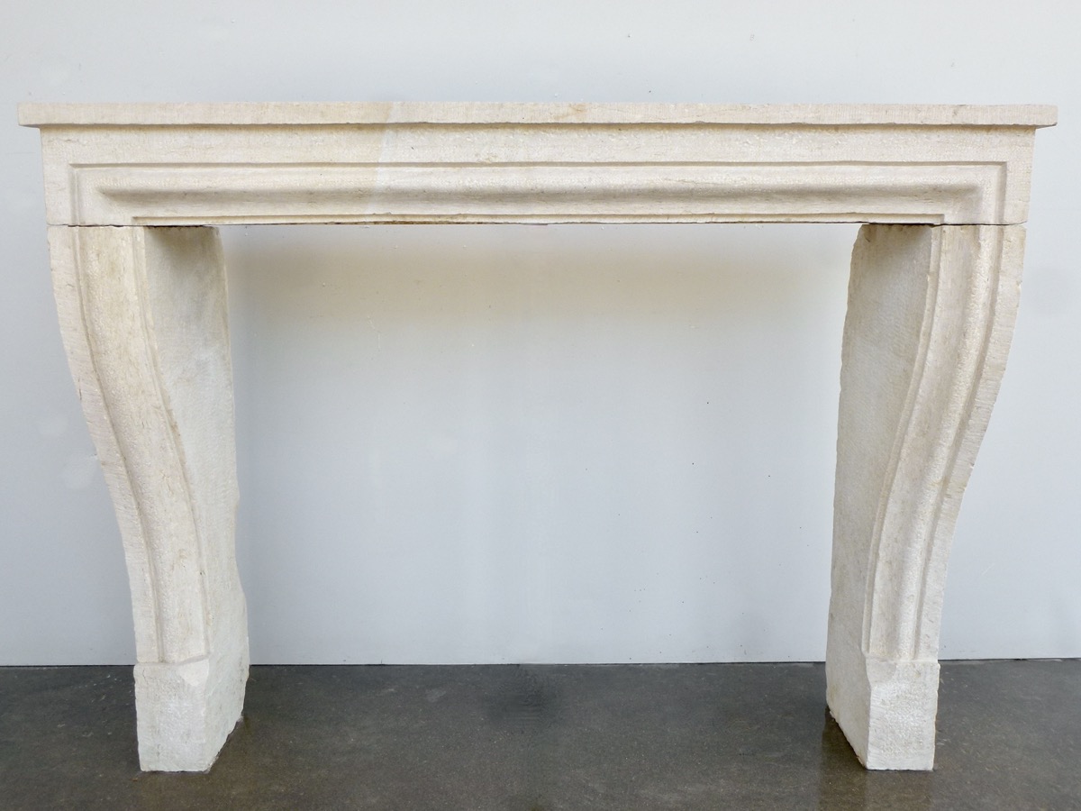 Antique fireplace  - Stone - Louis XIV - XXthC.