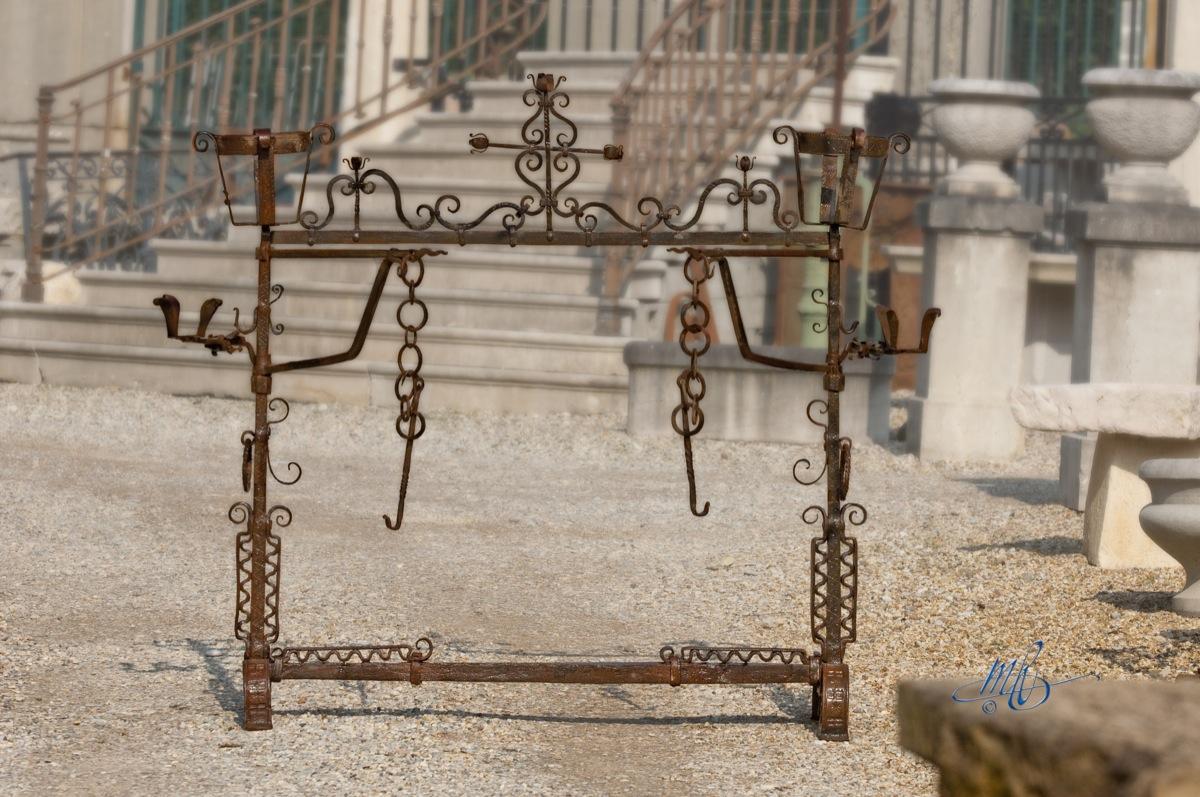 Puits en pierre, Margelle de puits - Fer forgé - Art populaire - XVIIIe S. - DJ-1320