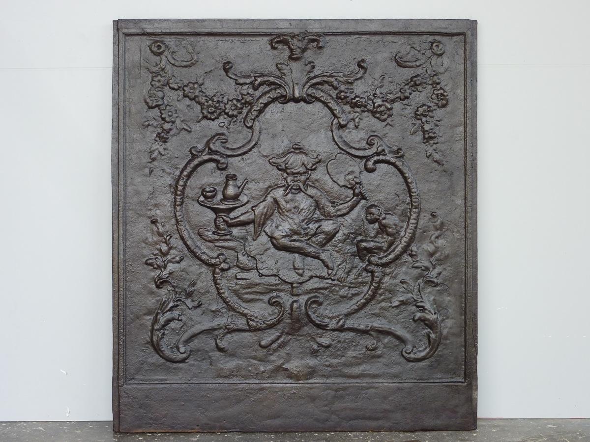 Antique fireback, Cast iron fire-back  - Cast iron - Louis XV - XXthC.