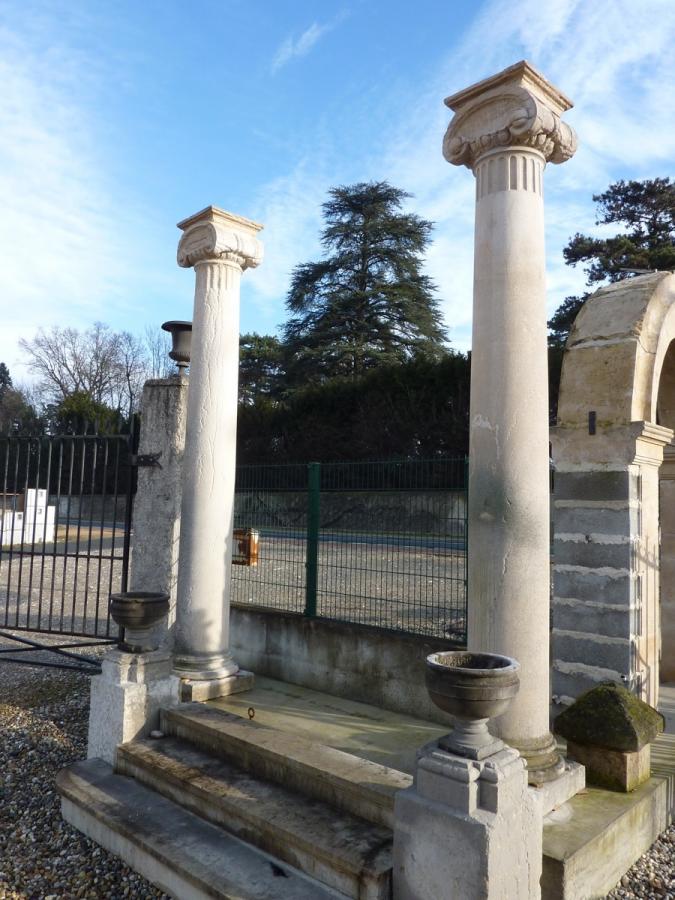 Colonne en pierre, Pilier en pierre  - Pierre  - XIXe S.