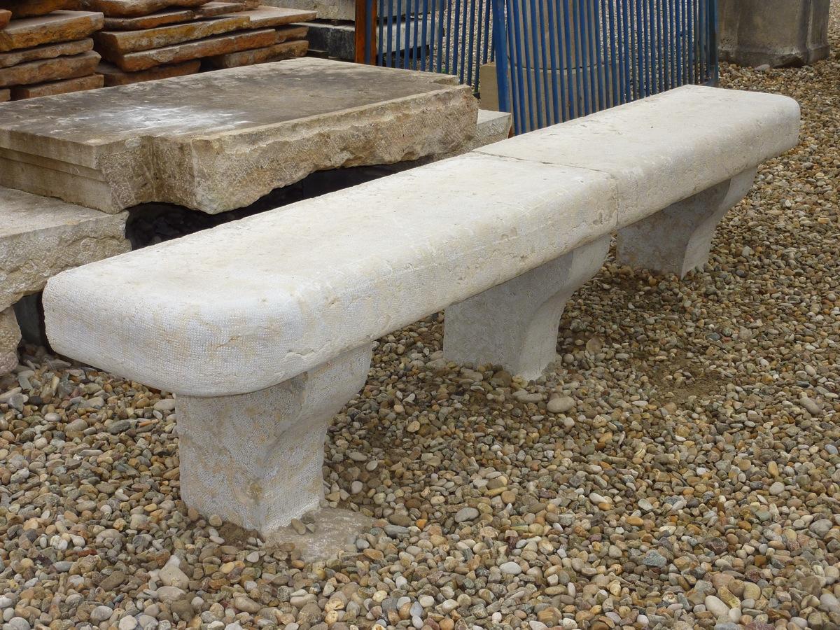Antique bench  - Stone  - XIXthC.